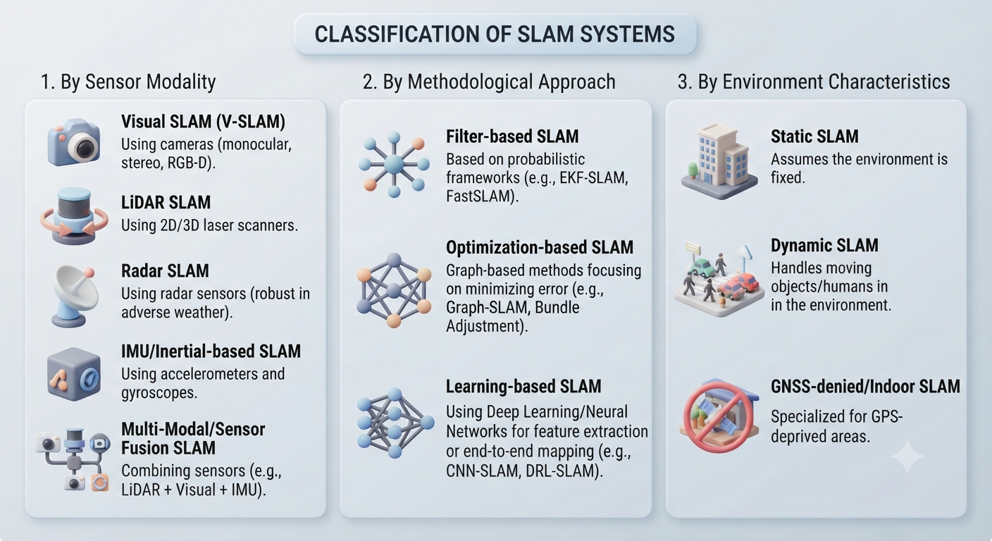  SLAM چیست؟ نقشه‌برداری همزمان و مکان‌یابی در رباتیک، خودروهای خودران و واقعیت افزوده